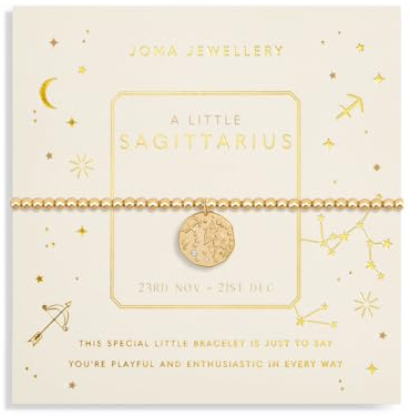 Joma Jewellery STAR SIGN A LITTLE SAGITTARIUS Gold Plated Bracelet in 17.5 cm stretch