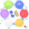 Wasserbomben Wiederverwendbar Selbstschließend 6 Stück, Wiederverwendbare Wasserballons Magnet Schnell Wiederbefüllbare Silikon Wasserball Wasserspielzeug Strandspielzeug für Sommer Draussen