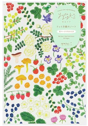 Midori Notizbuch Log Skandinavisches Muster B6 1535 4006
