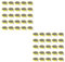 Yooghuge Pile bouton CR2032 - 3 V - Pieds de soudure verticaux - Joint à souder - Pile bouton CR2032 - Qualité verticale - 180 degrés - 2 broches - 210 mAh - 3 V - Pile bouton - Feuille de soudure
