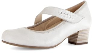 Gabor Damen Plateaupumps, Frauen Absatzschuhe,high Heels,hochhackige Schuhe,stoeckelschuhe,Ausgehschuhe,Abendschuhe,Bianco,38 EU / 5 UK
