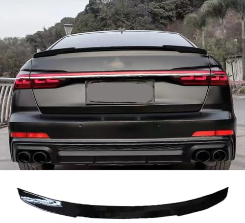 Spulhc Heckspoiler für Audi A6 C8 2019-2023, Kofferraumspoiler, Dachspoiler, ABS-Bodykit-Spoiler