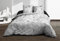 Le linge de Jules Parure Drap Plat + Drap-Housse 160x200 + 2 T - Pur Coton 57 Fils - Olinda Gris
