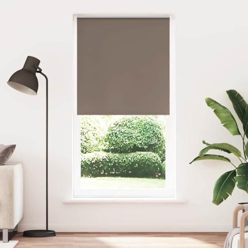 vidaXL Verdunkelungsrollo Kaffeebraun 115x230 cm Stoffbreite 110,7 cm