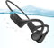Cuffie Conduzione Ossea Nuoto Impermeabilità IPX8，Auricolari Wireless Bluetooth 5.3 con microfono Lettore MP3 Built-in 32G Memoria per Surf Running Jogging Biciclismo (Grey)