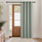 KGORGE Rideaux Thermiques - Rideaux Occultant Isolation à Froid/Chaleur pour Porte Salon/Salle à Manger/Chambre Fenêtre Cuisine, Lot de 1 Pannneau, L140 x H180cm, Vert