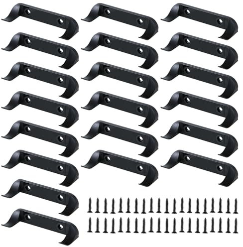20 Pcs Car Display Wall Mount Set, Vertical Model Car Stand Shelf, Stable Display Rack Hook Stand Compatible with Lego Speed Champion for Car Collection Car Enthusiasts (Black)