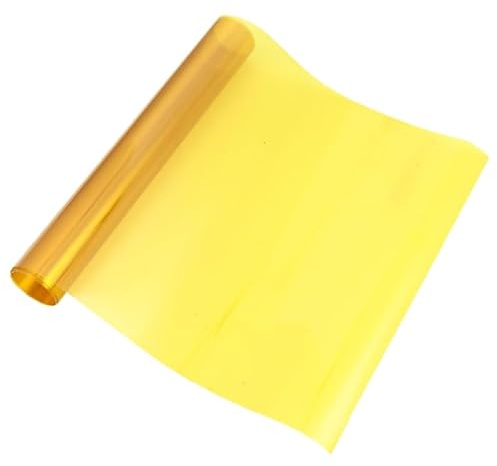 BESPORTBLE Fotografie Farbfilterfolie Gelb Sonnenuntergang Licht Diffusor Film für Studio LED Blitz Licht Korrektur Gel Filter für Kreative Lichtgestaltung und Atmosphärische Farbanpassung