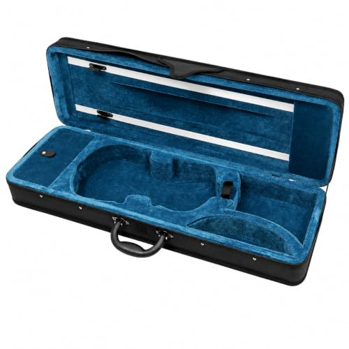 4/4 Violin Case | Lightweight Oxford Cloth Shockproof Case with Adjustable Shoulder Straps for Commuting/Performances/Travel Ideal for Musicians & Enthusiasts