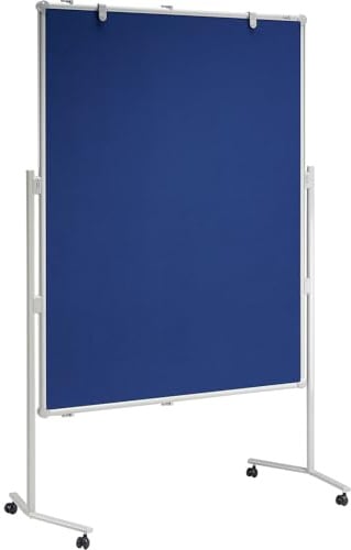 MAUL Moderationstafel MAULpro mobil blau 150x120 cm Textil beidseitig