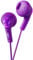 JVC Gumy HA-F160 - Auriculares In Ear con Cable de 1 metro para Android, iPhone, Ordenadores, Portátiles, Consolas y más (Imán de Neodimio, Jack de 3,5 mm, 15 Hz - 20 KHz), Color Violeta