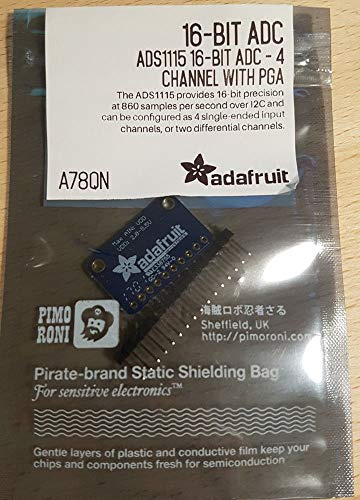 Adafruit ADS1115 16-Bit ADC, 4-Kanal A/D-Wandler mit programmierbarem Gain Verstärker, STEMMA QT/Qwiic, 1085