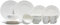 Villeroy & Boch For Me Vajilla para 4 personas, 16 piezas, porcelana premium, color blanco