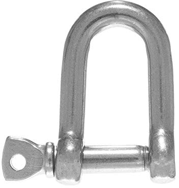 Paracord Planet Manilles B, manilles en D, manilles en O et en U en acier inoxydable et alliage pour bracelets de survie en paracorde (lot et tailles uniques)