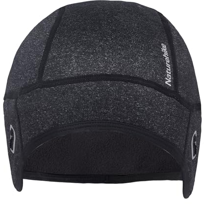 Naturehike Winter-Totenkopfmütze Beanie für Unisex Erwachsene, Winddichte Fahrradmütze für Unter dem Motorradhelm, Warme Fahrradmütze mit Ohrenschutz, Passend für Brillen, zum Reiten/Skifahren/Laufen