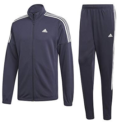 adidas Herren Team Sport Trainingsanzug, Legend Ink/White, S