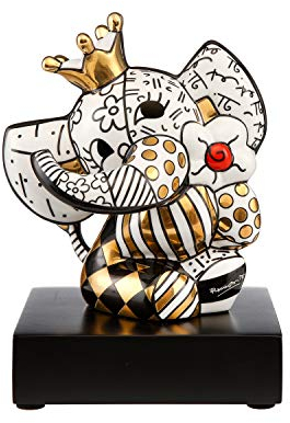 Spring Elephant Gold - Figur Pop Art Romero Britto