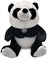 Aroma Warm AW208 Warm, Plüsch, Panda, Weiß,Schwarz