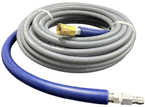 Pressure-Pro AHS280 3/8 in. x 50 ft. 4000 PSI Pressure Washer Replacement Hose with Quick Connect
