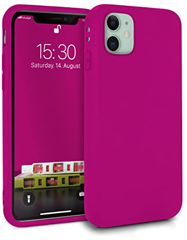 MyGadget Cover per iPhone 11 - Custodia Protettiva in Silicone Ultra Morbido – Case TPU Flessibile - Ultra Protezione Antiurto & Antigraffio - Fucsia
