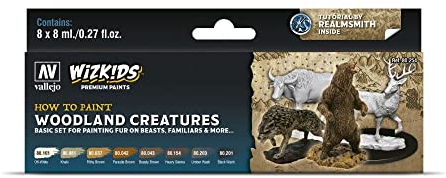 Farb-Set, WizKids Woodland Creatures, 8 x 8 ml
