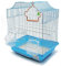 BPS Vogelkäfig Voliere Sittich Kanarienvögel mit Futtertränke gesprungene Sitzstangen zum Ausruhen 30 x 23 x 39 cm zufällige Farbe BPS-1187