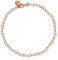 Amberta Damen Herz Armband aus 925 Sterling Silber: Rosé Vergoldet