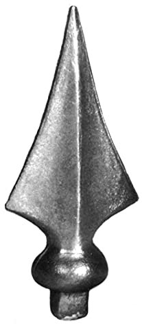 Zaunspitze 14x14 mm mit 140 mm Höhe Stahl | Stahl S235JR, roh