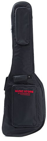 Music Store Deluxe X-Bass Gigbag, Wetterfestes Nylongewebe, 20mm Polsterung, Zubehörfächer, Tasche für Bässe, Thunderbird-Design