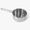 Moneta Allegro Inox Sauce Pan, Casserole avec Poignée, Acier Inoxydable Résistant, Convient à Toutes les Plaques de Cuisson, Lavable au Lave-Vaisselle, 350 ml