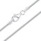 DTPsilver® 925 Sterling Silber Robuste Halskette/Schlangenkette - Karabinerverschluss - Breite: 2 mm - Länge: 40 cm