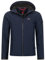 Höhenhorn Altus Giacca softshell da uomo, per esterni, funzionale, per il tempo libero, impermeabile, traspirante, calda, con fodera interna in micropile, blu notte, M