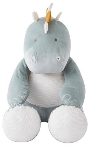 Noukie's - Schmusetuch für Kinder - Riesenplüschtier Stegi - Schmusetuch aus Bio-Baumwolle - Kindgerechte Größe (80 cm)