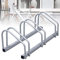 SWANEW Fahrradständer Aufstellstände für 3 Fahrräder Boden Wand Montage Metall Platzsparend mit 35-55 mm Reifenbreite Mehrfachständer Platzsparend 70.5 * 32 * 26cm