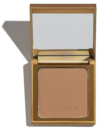Sigma Beauty Matte Bronzer Powder - Longwear Light Bronzer with Matte Finish for Face - Achieve Natural, Sun Kissed Glow (Medium)