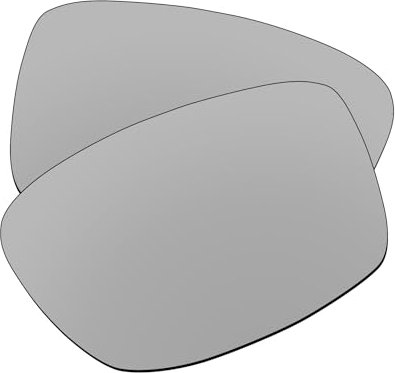 EZReplace Lenses Replacement for Oakley Square Wire 2 2014 OO4075 Sunglasses (Polarized Lenses) - Fits Oakley Square Wire 2 2014 Frame (Metal Silver)