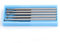 Gravur-Bits-Set, 6 Stück Professionelle Wolframstahl Rollschneider Klingen mit 2,35 Schaft zum Schnitzen, Fräsen und Bohren (Medium)