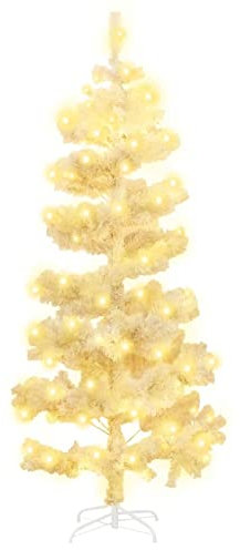 Tidyard Spiral Weihnachtsbaum mit Ständer LEDs Christbaum Tannenbaum Dekobaum Kunstbaum Weihnachten Dekoration Christbaumständer Weihnachtsdeko Mit 8 Lichteffekten,Gesamthöhe: 180 cm,