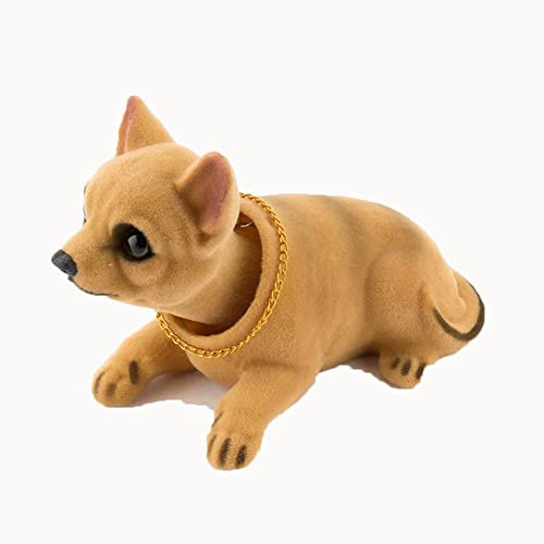 LICHENGTAI Wackelkopf Hund Wackelfiguren für Auto Armaturenbrett Dekoration, Lustig Hund Wackelkopf Auto Schüttelnder Wackelkopf Nette Tier Dekofigur Auto Ornamente Tischdeko Home Büro Geschenk