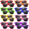 Morcheiong Lot de 16 lunettes de soleil pour enfants - Couleurs fluo - Cadeau amusant pour fête d'anniversaire, plage, piscine