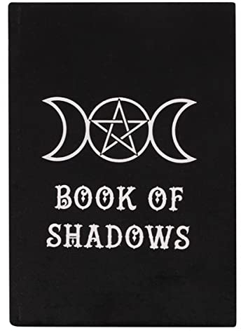 Book of Shadows Samt Notizbuch A5 für Gothic Fans