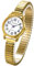 JewelryWe Damenuhr Elegant Analog Quarz Armbanduhr mit Elastisch Edelstahl Armband Stretchband Damen Lässige Uhr Geschenk für Frauen Mädchen Gold