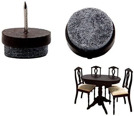 Fulenyi Nagel auf Filzpads, 20 Stück Filzgleiter für Stühle, Filzgleiter für Stühle, Möbelgleiter für Holztische, Curio-Schränke, Stühle, Schreibtische