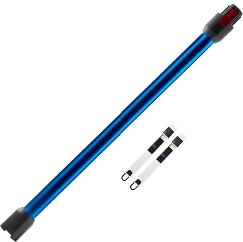 Tubo Telescopico per Dyson V7 V8 V10 V11 V15, Tubo di Prolunga Rigido Compatibile, Aspirazione a Collegamento Rapido con Due Spazzole 2 in 1, Blu