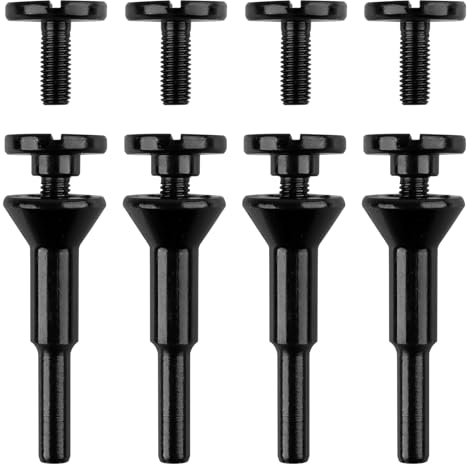 AOKLIT Cut Off Wheel Mounting Mandrel Holder 3/8 & 1/4 Arbor Hole, 4 Pack Cut-Off Wheel for Die Grinder Accessories Drill Bits Tool