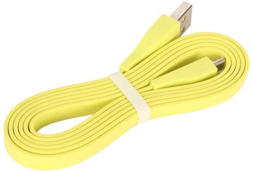 Annadue Ersatz USB Ladekabel fürLogitech Ultimate Ears UE Wonderboom/UE Boom/Megaboom/Mega Boom, 3,9 Fuß mit Schneller und Stabiler Aufladung (fluoreszierendes Gelb)