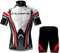 Fahrradbekleidung Set Kurzarm Radanzug Herren Radsportanzug Sommer Radsport Mit Gepolsterten Shorts Aus 9D Gel Atmungsaktiv Und Schnell Trocknend (TYP-14,L)