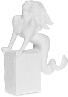 Christel by Sommer Figur Figur Sternzeichen Steinbock 19cm Weiß Polyresin