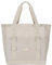 LARKSON Strandtasche Beige - Smilla - Badetasche mit Reißverschluss - Shopper Tasche Damen & Herren - Familie Strand Beach - Einkaufstasche aus Recyceltem PET