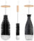 2 Stück Set Flaschenbürste,35cm Flaschenbürste kompatibel mit Sodastream Glasflasche,kratzerfreier Flaschenreiniger Bürste für Glaskaraffe/Sodaflaschen/Babyflaschen/Trinkflaschen